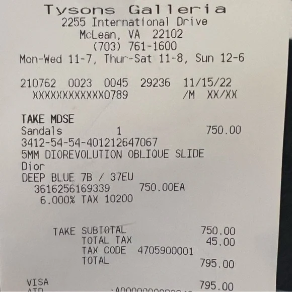 Christian Dior Slide Sandals - Picture 4 of 4